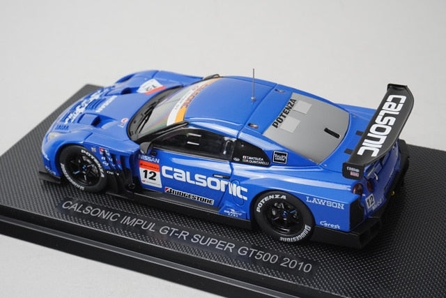 1:43 EBBRO 44324 Nissan Calsonic Impul GT-R Super GT500 2010 #12 model car