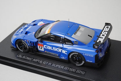 1:43 EBBRO 44324 Nissan Calsonic Impul GT-R Super GT500 2010 #12 model car