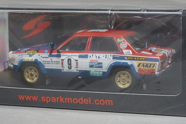 1:43 SPARK S7766 Datsun Violet 160J GT East Africa Safari Winner 1979 #9