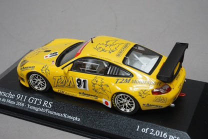 1:43 MINICHAMPS 400066981 Porsche 911 GT3 RS Le Mans 2006 #91