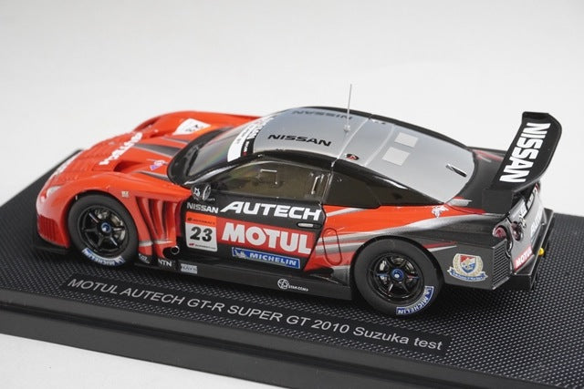 1:43 EBBRO 44315 MOTUL AUTECH GT-R Super GT 2010 SUZUKA Test #23 model car