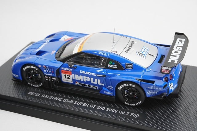 1:43 EBBRO 44233 IMPUL Calsonic GT-R Super GT500 2009 Rd.7 Fuji #12 model car