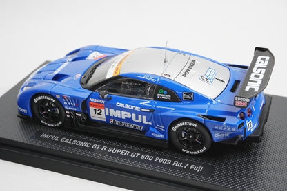 1:43 EBBRO 44233 IMPUL Calsonic GT-R Super GT500 2009 Rd.7 Fuji #12 model car
