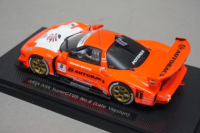 1:43 EBBRO 43763 ARTA NSX Super GT 2005 #8 Late Model