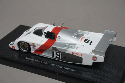 1:43 EBBRO 44478 Toyota TOM'S 83C Fuji 1000Km 1983 #19