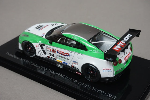 1:43 EBBRO 44838 ThreeBond NISSAN AUTOMOBILE TECHNICAL COLLEGE GT-R Super Taikyu 2012 #24