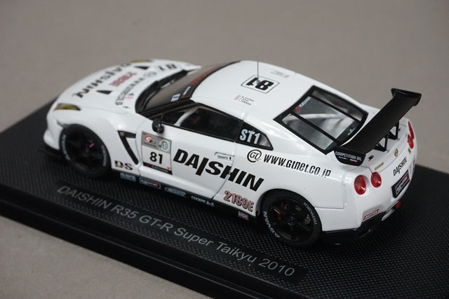 1:43 EBBRO 44429 DAISHIN R35 GT-R Super Taikyu 2010 #81