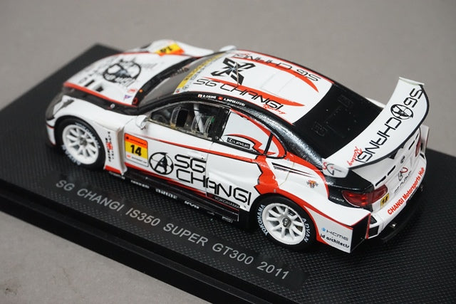 1:43 EBBRO 44558 SG Changi IS350 Super GT300 2011 #14