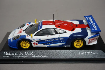 1:43 MINICHAMPS 530194301 McLaren F1 GTR British GTC 1999 #1