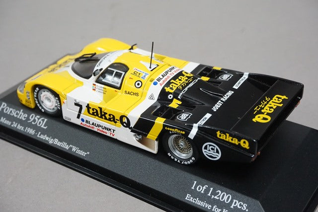 1:43 MINICHAMPS 403866507 Porsche 956L Team Joest LM 24H 1986 #7