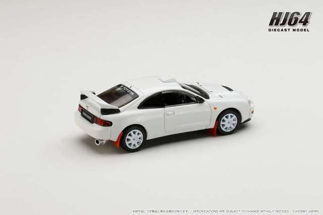 HJ641064CW Hobby JAPAN 1:64 Toyota Celica GT-FOUR WRC Edition (ST205) Custom Version / 8 Spokes Wheel Super White II