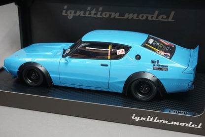 1:18 ignition model IG3219 LB-WORKS Kenmeri 2Dr Light Blue