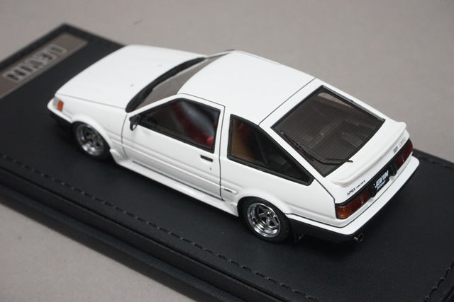 1:43 ignition model IG0472 Toyota Corolla LEVIN (AE86) 3Dr GT APEX White