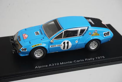 1:43 SPARK S5494 Alpine A310 Monte Carlo Rally 1975 #11