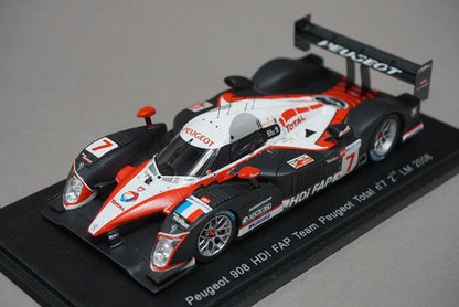 1:43 SPARK S1279 Peugeot 908 HDI FAP Team Peugeot Total 2nd LM 2008 #7