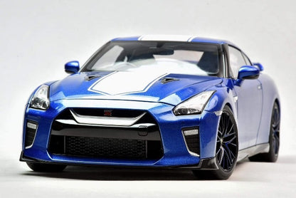 M83503 MOTORHELIX 1:18 Nissan GT-R R35 50th Anniversary One Gun Blue