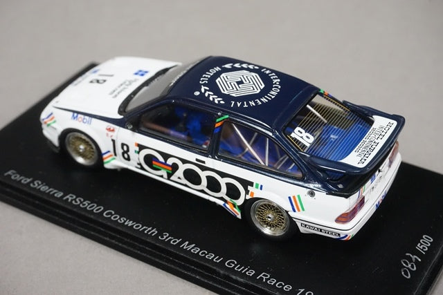 1:43 SPARK SA190 Ford Sierra RS500 Cosworth 3rd Macau Gear Race 1988 #18