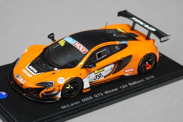 1:43 SPARK AS021 McLaren 650S GT3 Bathurst 12h Winner 2016 #59