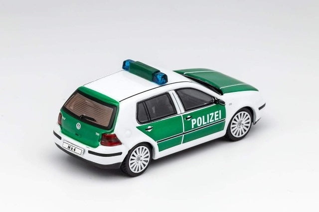 KS-031-224 GCD Gaincorp Products 1:64 VW Volks Wagen Golf MK4 German Police Patrol Car