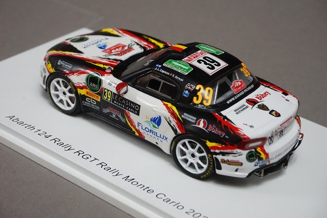 1:43 SPARK S6565 Abarth 124 Rallye RGT Monte Carlo 2020 #39