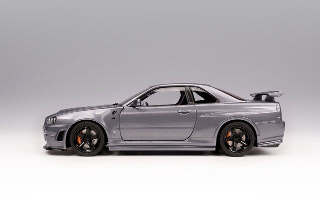 M83409 MOTORHELIX 1:18 Nissan Skyline GT-R R34 NISMO CRS VER. Gunmetal