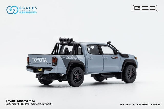 GCD Gaincorp Products 1:64 Toyota TACOMA TRD Pro Cement Gray