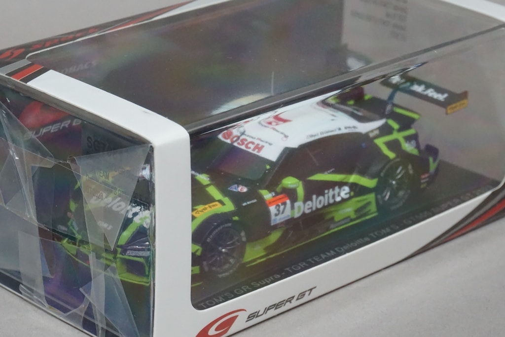 1:43 SPARK SGT061 Deloitte TOM'S GR Supra GT500 Super GT 2023 #37