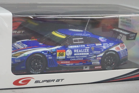 1:43 SPARK SGT083 Realize Nissan Mechanic Challenge GT-R KONDO Racing GT300 Super GT 2023 #56