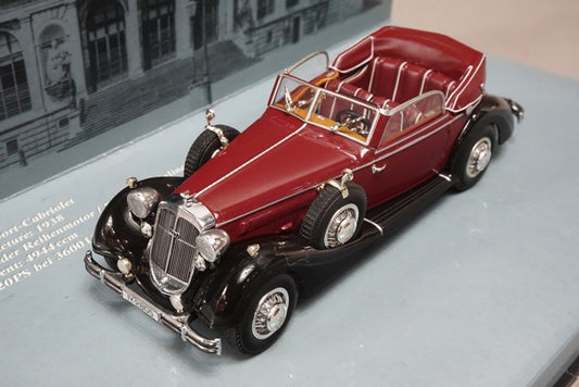 1:43 MINICHAMPS 436012031 Horch 853 Cabriolet 1938 Red/Black