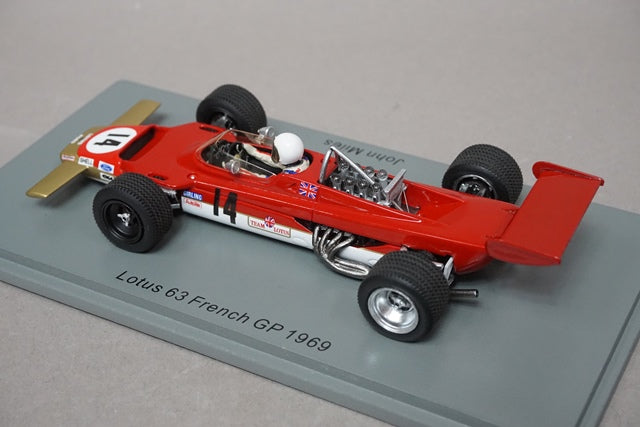 1:43 SPARK S6352 Lotus 63 French GP 1969 #14