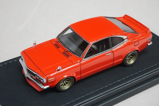 1:43 ignition model IG0637 Mazda Savanna Red w/Watanabe Wheels