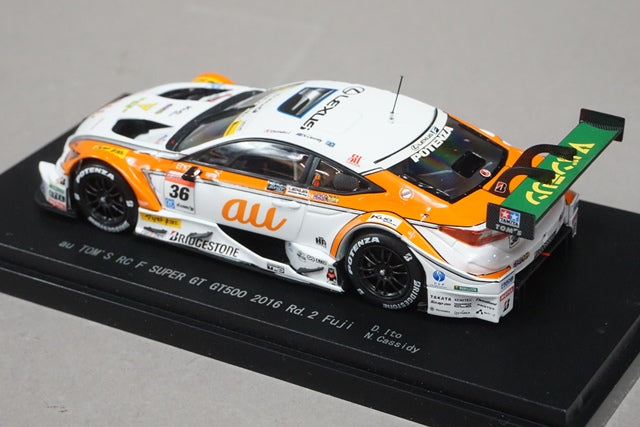 1:43 EBBRO 45454 LEXUS AU TOM'S RC F Super GT GT500 Fuji 2016 #36