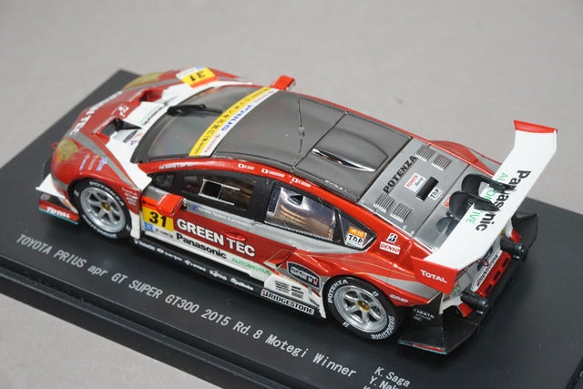 1:43 EBBRO 45369 Toyota Prius APR GT Super GT300 2015 Rd.8 Motegi Winner #31