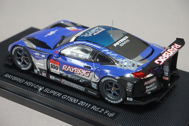 1:43 EBBRO 44549 Honda Raybrik HSV-010 Super GT500 2011 Rd.2 Fuji #100