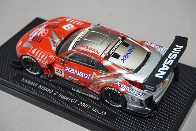 1:43 EBBRO 43913 Nissan XANAVI NISMO Z SUPER GT 2007 #23