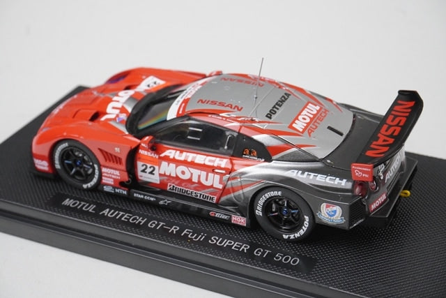 1:43 EBBRO 44128 Nissan MOTUL AUTECH GT-R Fuji Super GT500 #22 model car