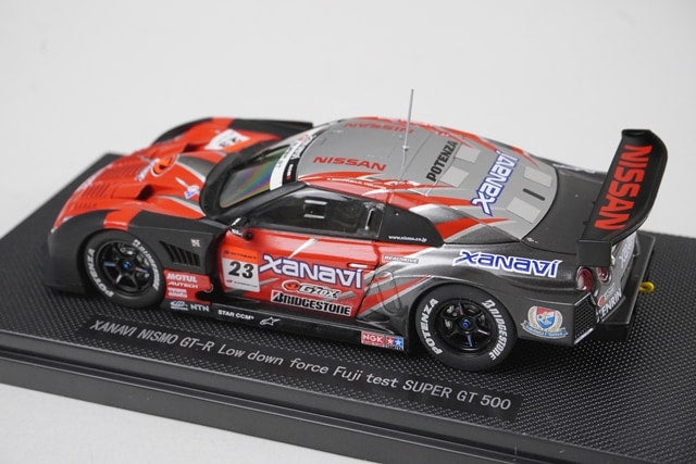 1:43 EBBRO 44125 Nissan Xanavi Nismo GT-R Super GT500 2008 Fuji #23 Red/Silver model car