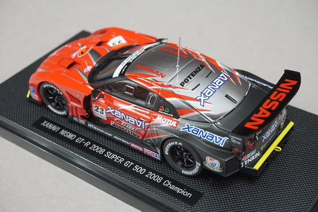 1:43 EBBRO 44200 Nissan XANAVI NISMO GT-R Super GT 500 2008 Champion #23