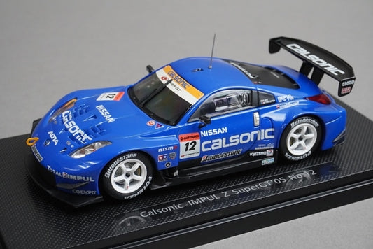 1:43 EBBRO 43689 Nissan CALSONIC IMPUL Z SUPER GT 2005 #12