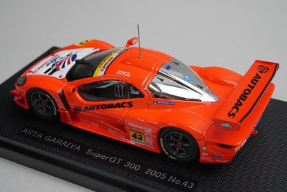 1:43 EBBRO 43701 ARTA Garaiya Super GT300 2005 #43 Orange model car