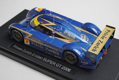 1:43 EBBRO 43821 Privee Zurich Shiden Super GT 2006 #2 model car