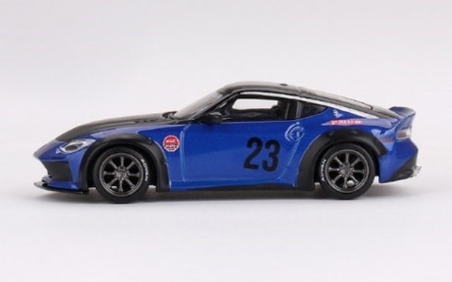 MGT00732-L TSM MINI-GT 1:64 Nissan Z LB NATION WORKS Seiran Blue LHD