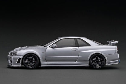 IG3224 ignition model 1:18 NISMO R34 GT-R Z-tune Silver