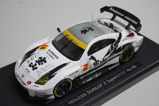 1:43 EBBRO 43924 HOUZAN DUNLOP Z Super GT 2007 #46 model car