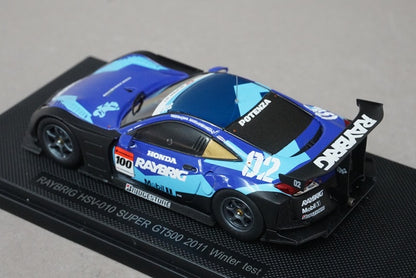 1:43 EBBRO 44677 Honda Raybrik HSV-010 Super GT500 2011 Winter test #100