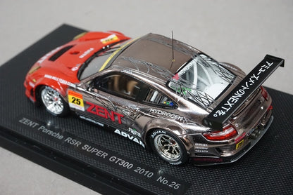 1:43 EBBRO 44430 Porsche ZENT RSR Super GT300 2010 #25