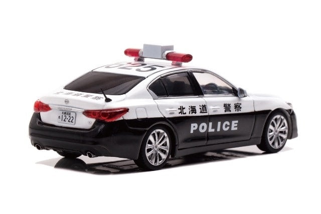 H7432007 RAI'S 1:43 Nissan Skyline GT (V37) 2020 Hokkaido Police Vehicle (625)