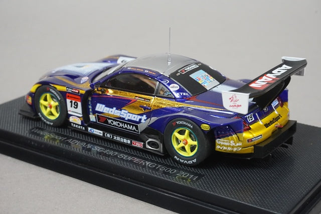 1:43 EBBRO 44551 Lexus WedsSports ADVAN SC430 Super GT500 2011 #19