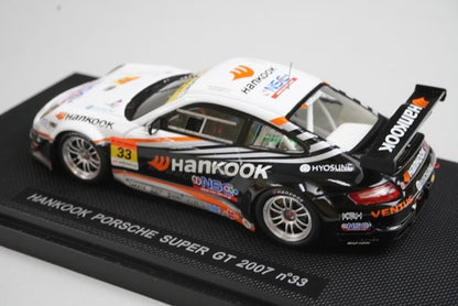 1:43 EBBRO 43925 Porsche Hankook Super GT 2007 #33 model car