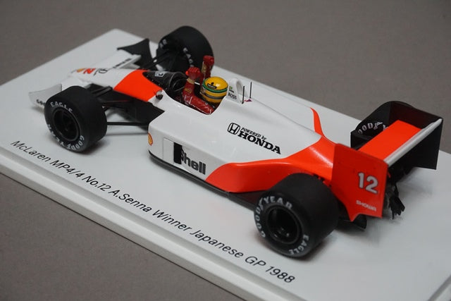 1:43 SPARK SCS229 Honda McLaren MP4/4 Japan GP Winner 1988 A.Senna #12 SUZUKA CIRCUIT LIMITED